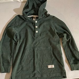 Carter’s green space dye hooded shirt